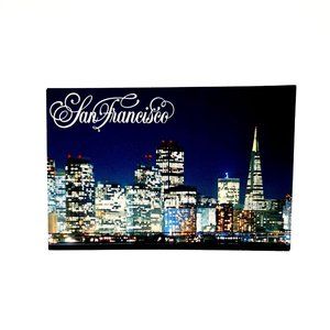 San Francisco Skyline Treasure Island Postcard Collector Series #SF-92 Vintage